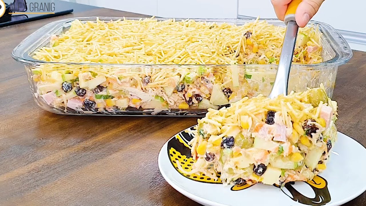 Salpicão de Frango: Uma Deliciosa Salada de Sabores e Texturas