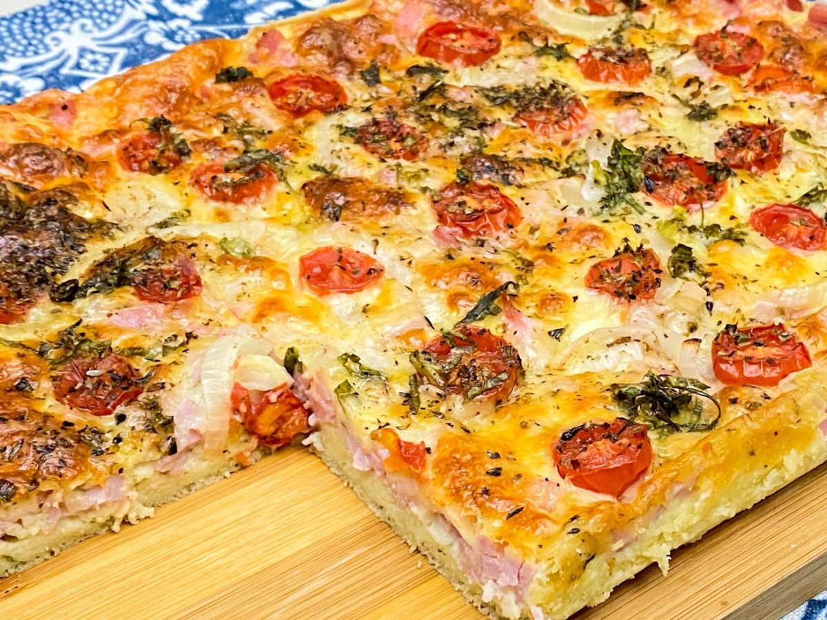 Torta de presunto e queijo: combinação irresistível