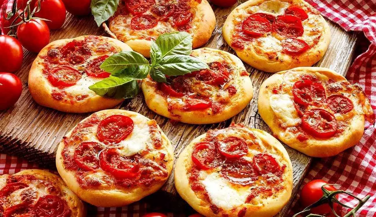 Mini pizza margherita