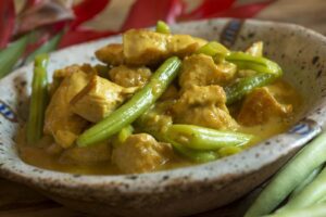 Frango ao Curry com Legumes