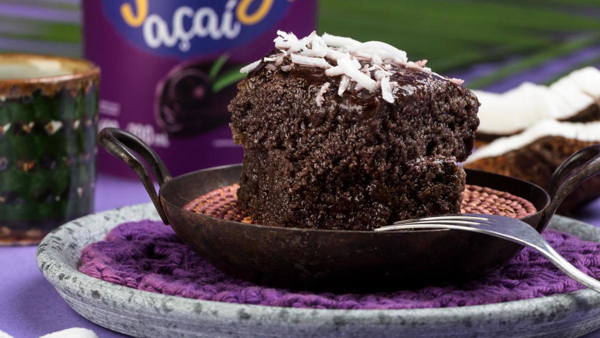 Bolo de açaí