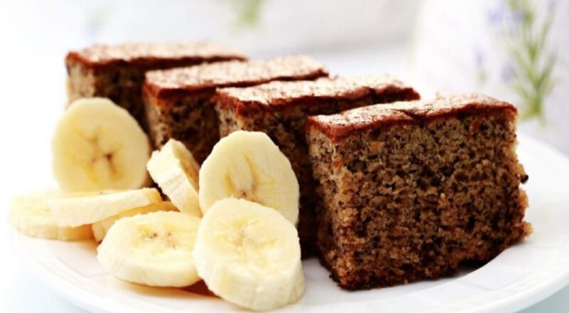 Bolo de Banana Fitness