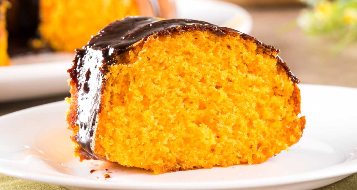 Bolo diet de cenoura