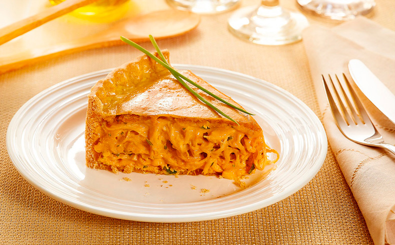 Torta integral de frango