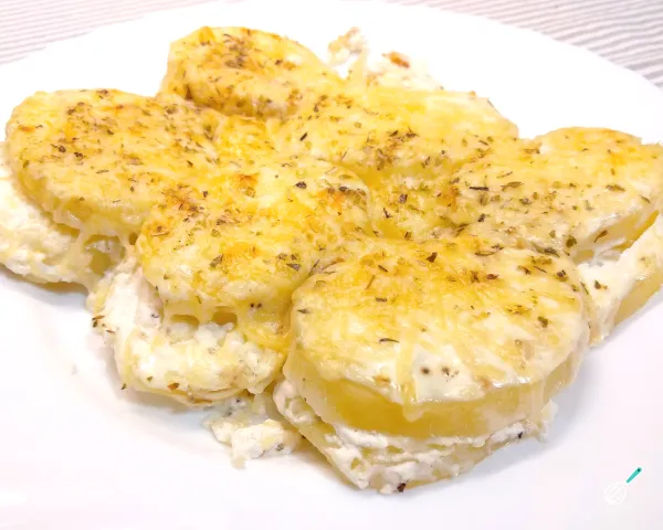 Batata com creme de leite