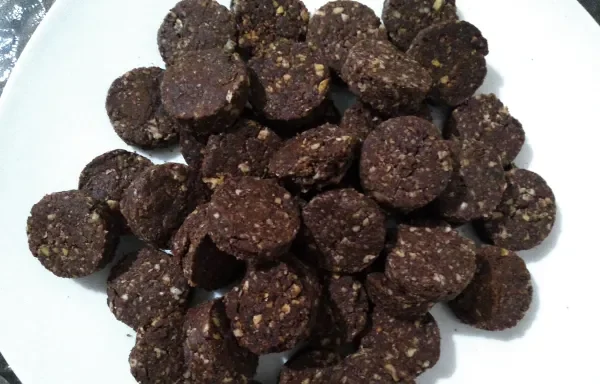 Bolinho de aveia e cacau