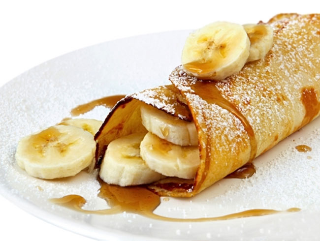 Crepe de banana com aveia