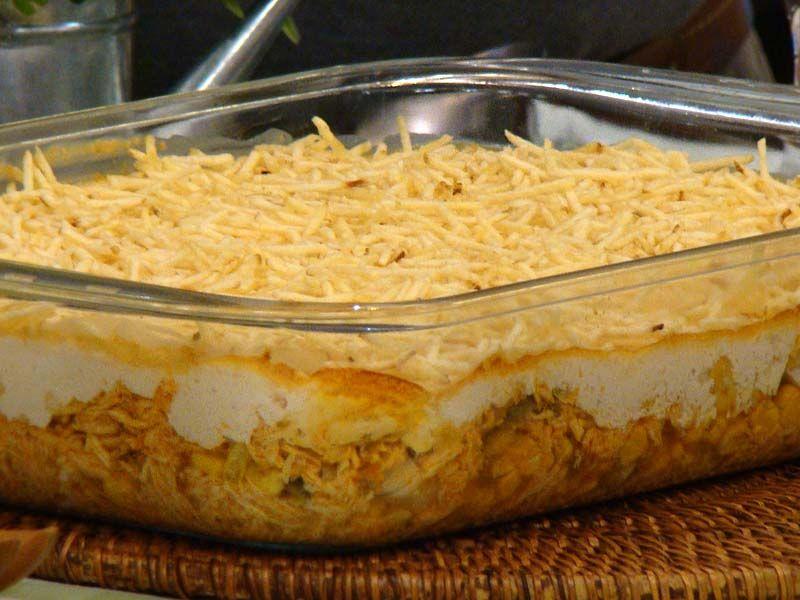 Fricassê de frango com batata