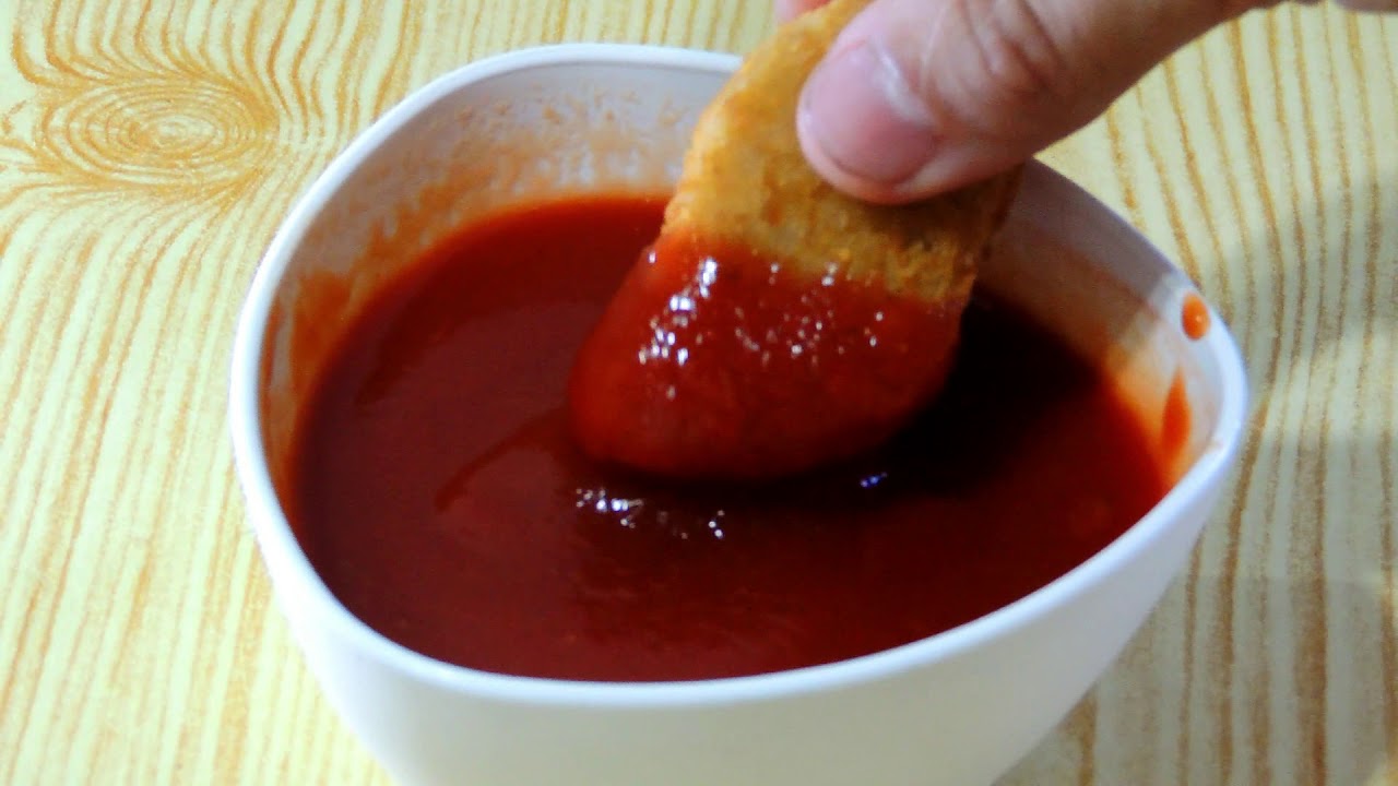 Ketchup caseiro com tomate