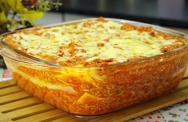 Lasanha de purê de batata