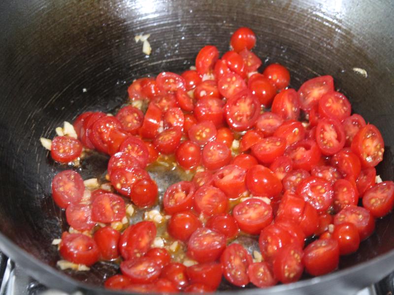 Molho de tomate cereja