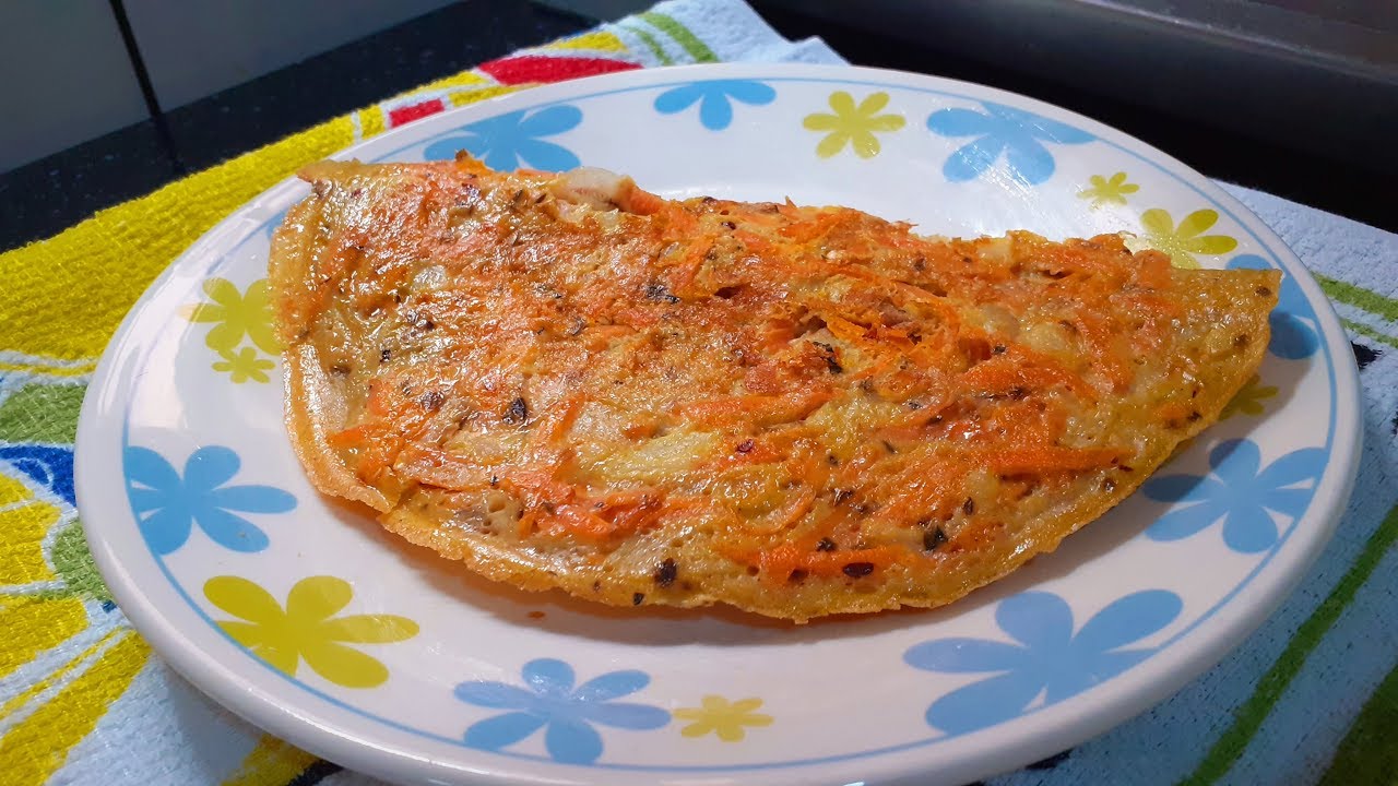 Omelete de cenoura