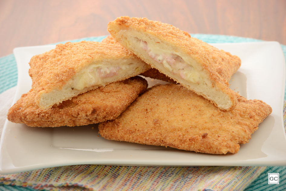 pastelzinho de pão de forma