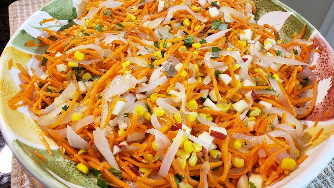 Salada de cenoura simples