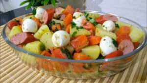 Salada fria de legumes
