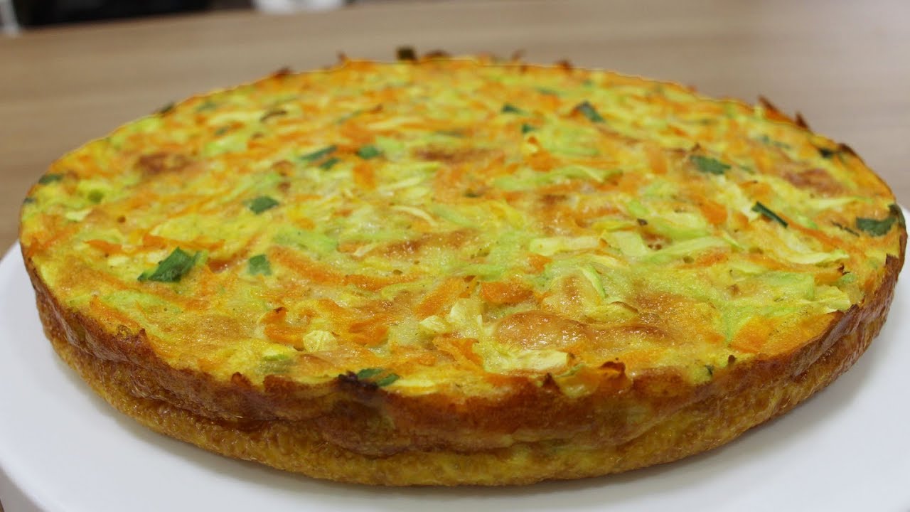 Torta de Legumes Sem Leite