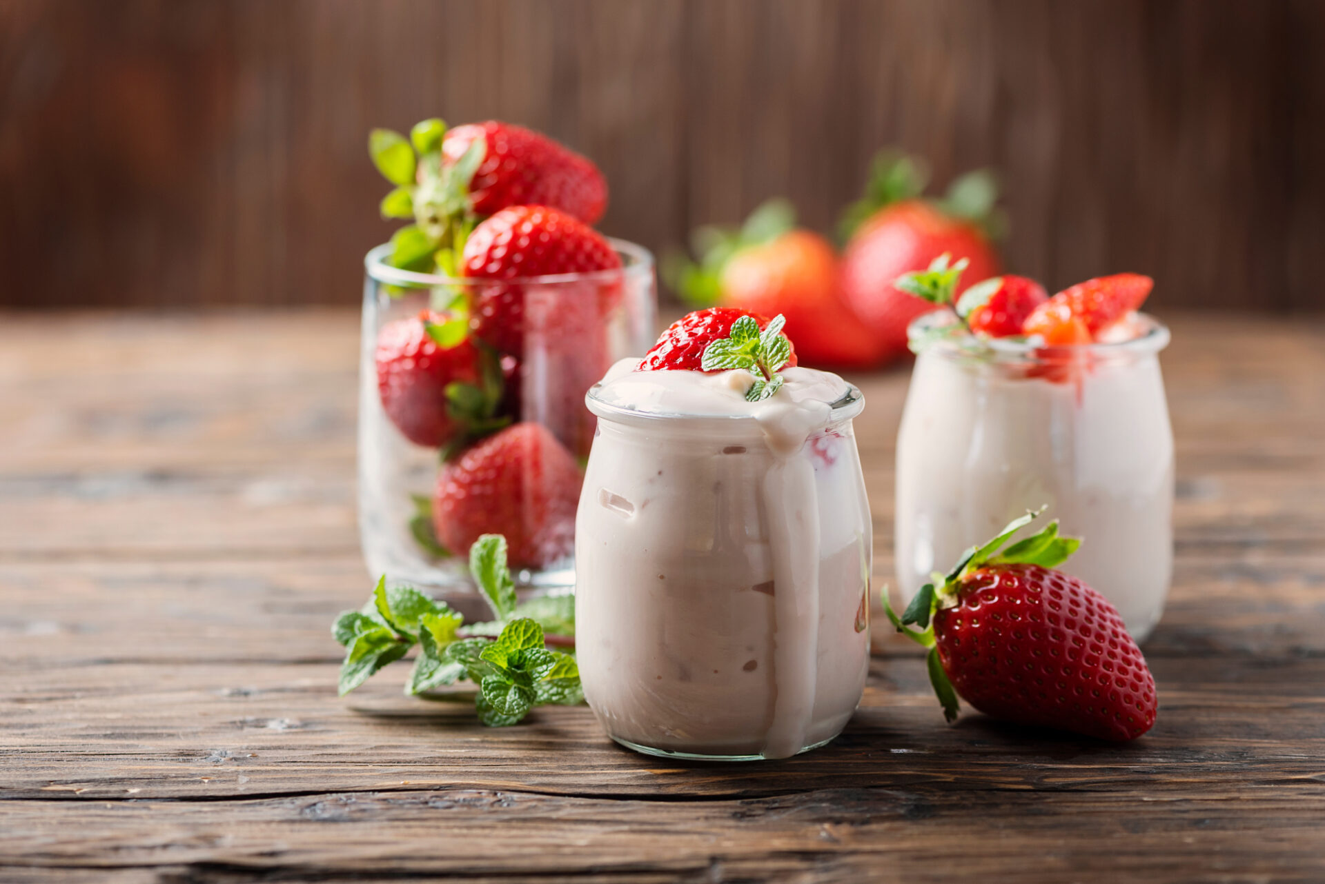 Whey protein com iogurte