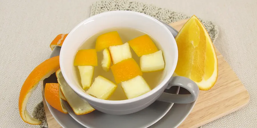 Chá de casca de laranja