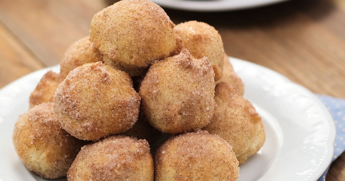 Bolinho de chuva na airfryer