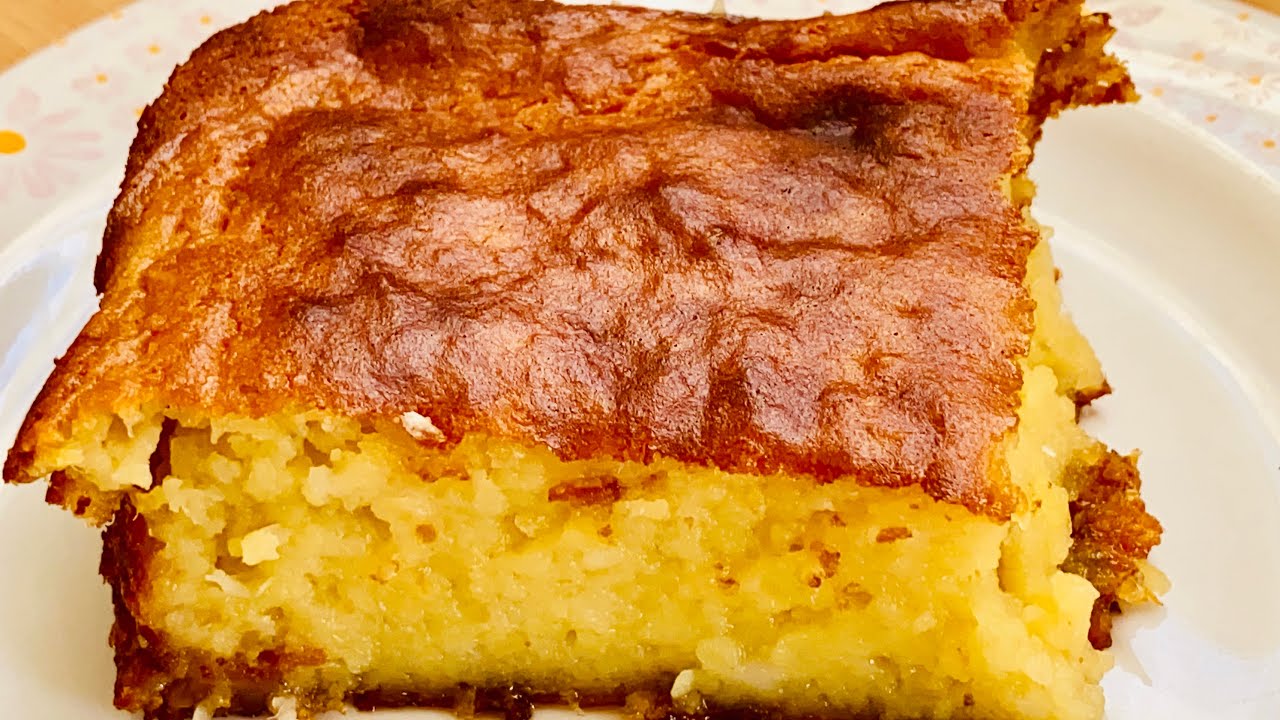 Bolo de batata doce com leite condensado