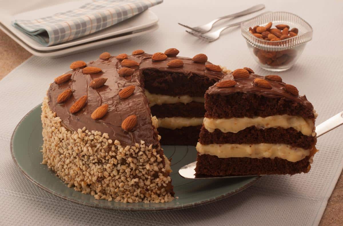 Bolo de amêndoas