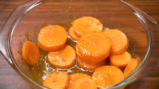 Cenoura cozida no micro-ondas