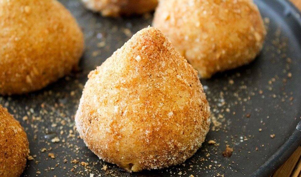 Coxinha de batata doce low carb