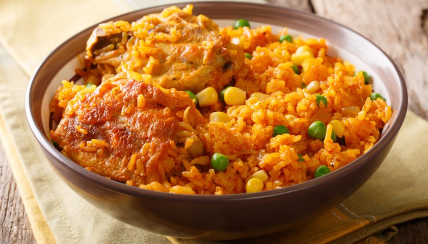 Galinhada com peito de frango