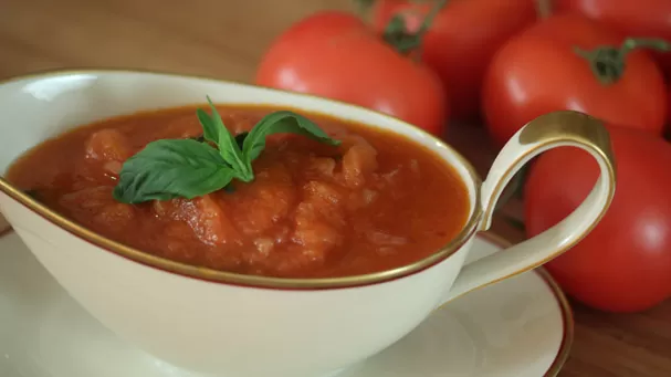 Molho de tomate caseiro italiano