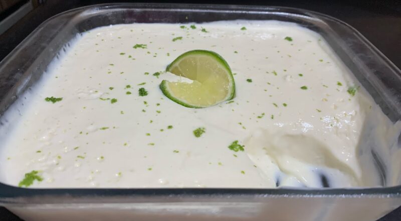 Mousse de limão com iogurte