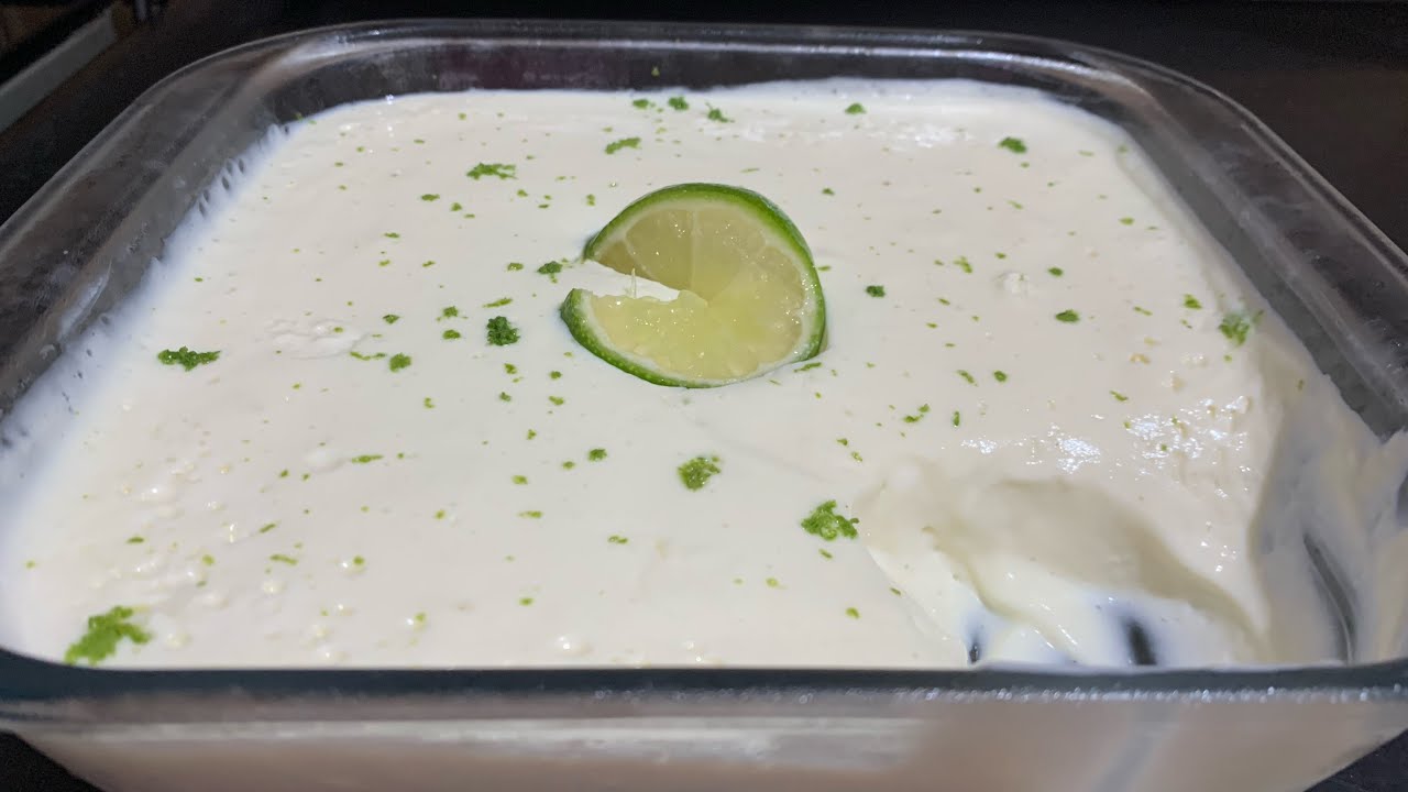 Mousse de limão com iogurte: