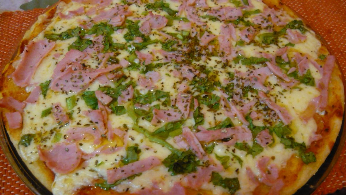 Pizza de batata. 