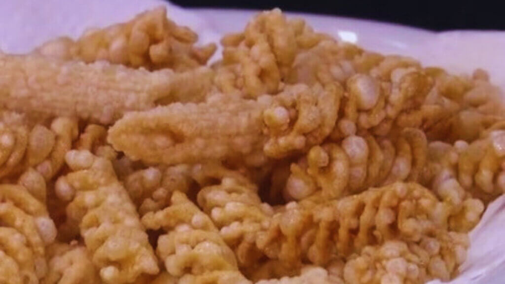 Pururuca de macarrão