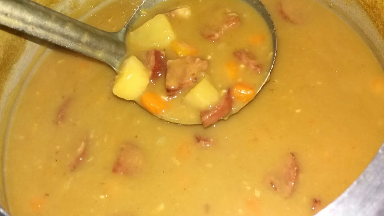 Sopa de Ervilha com Batata e Cenoura