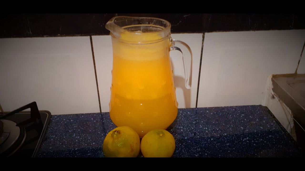 Suco de tangerina com limão