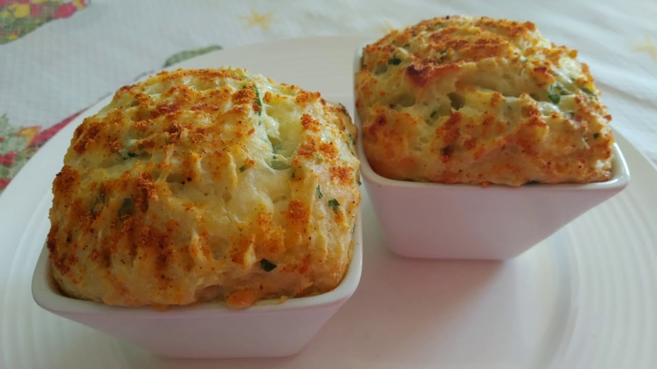 Suflê de batata doce