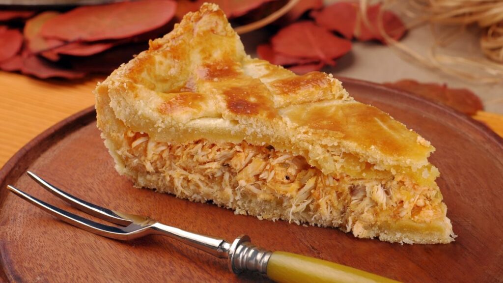 Torta de frango sem ovo