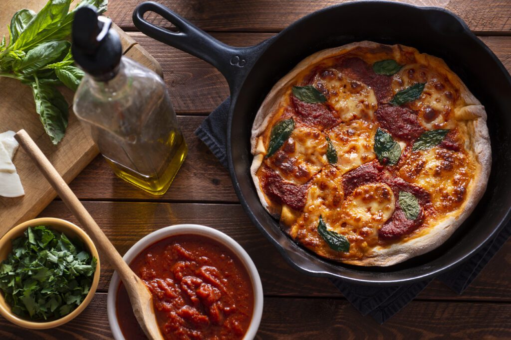 Pizza de frigideira