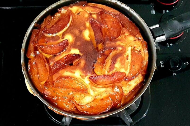 Torta de maçã de frigideira