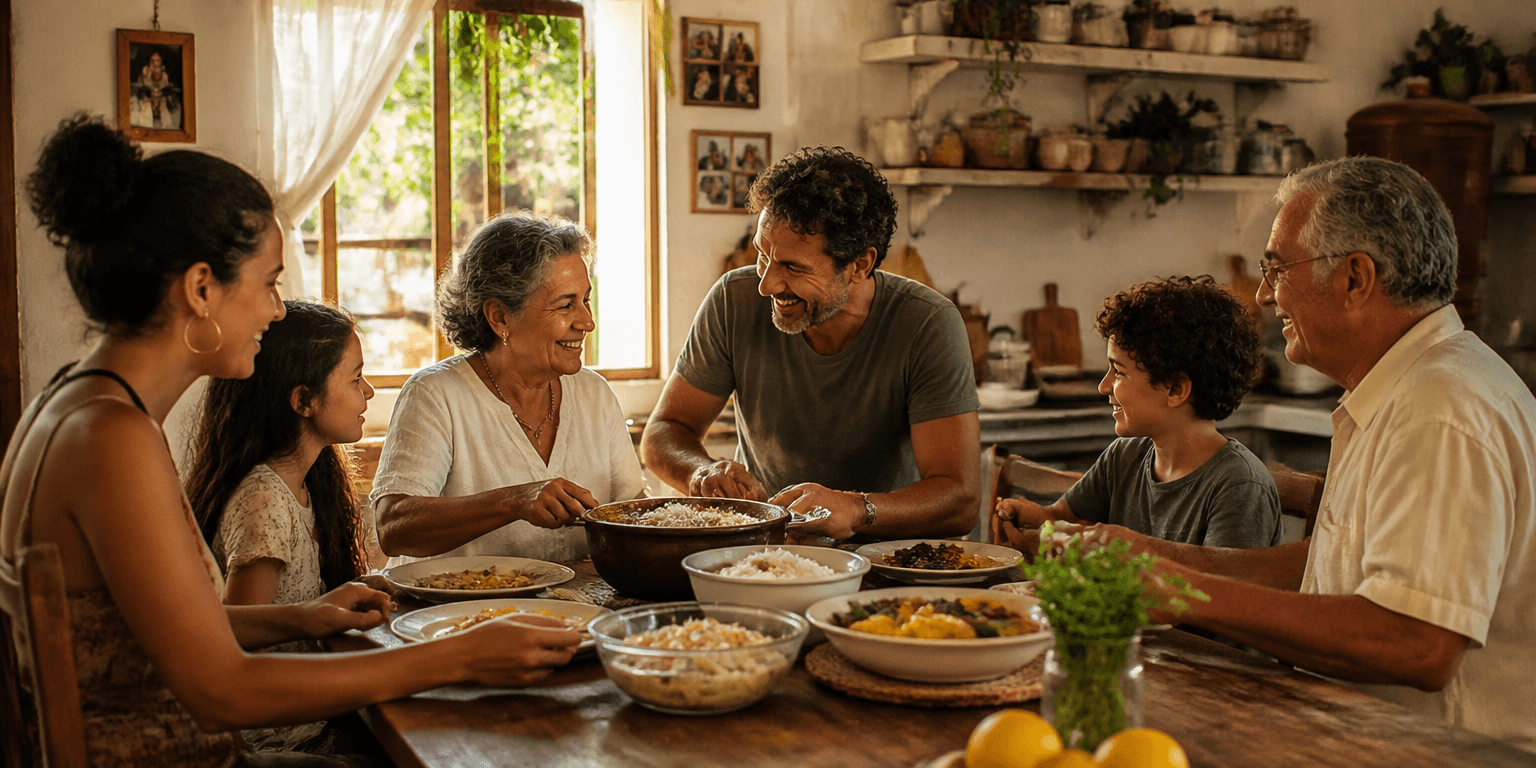 A comida também comunica: o que as refeições em família dizem sobre afeto e rotina
